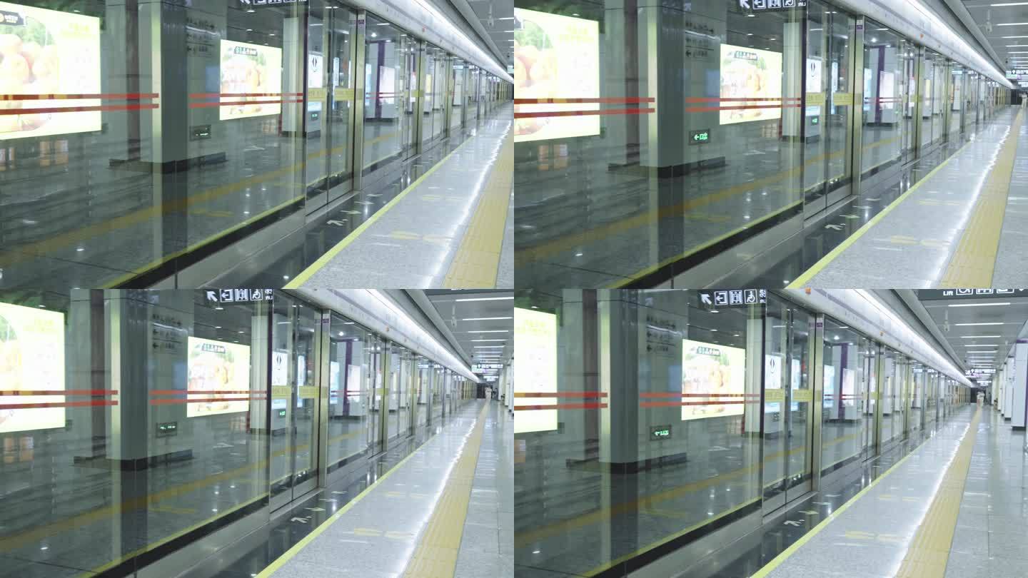 乘坐地铁 交通工具 出行 空镜