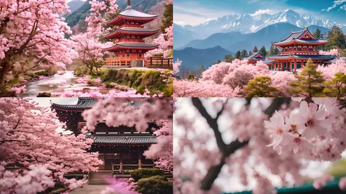 樱花之梦：日本春日樱花盛景
