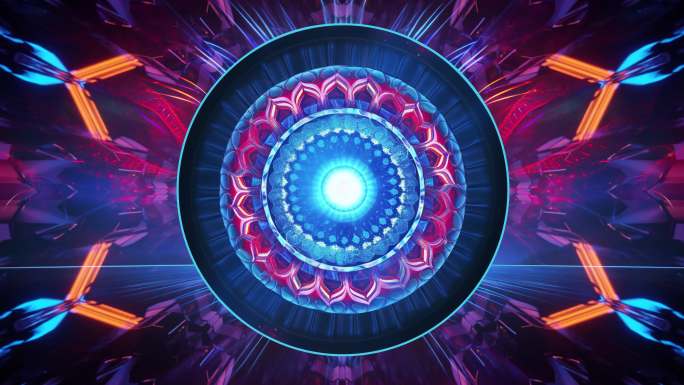 少数民族舞蹈背景视频中国风歌舞花纹图案