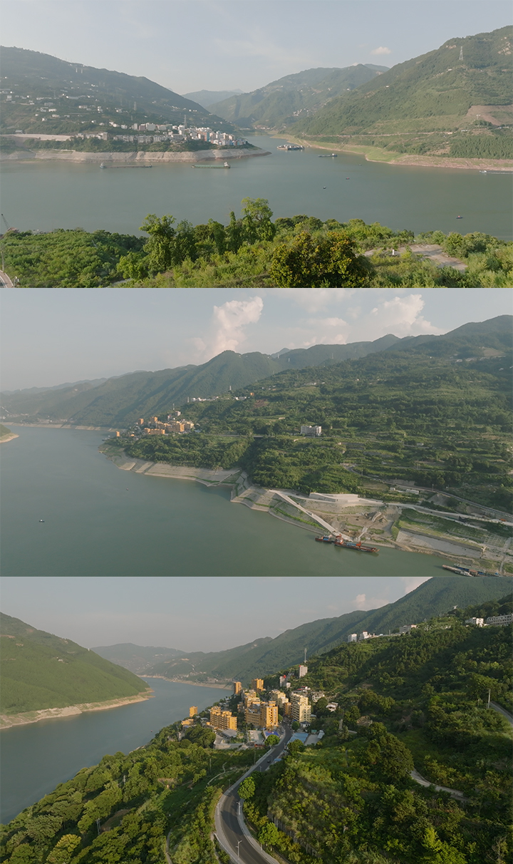 长江三峡，长江中游、恩施喀斯特地貌航拍