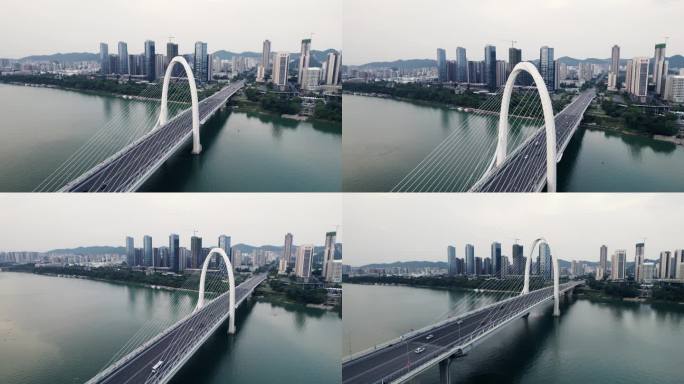 4K柳州白沙大桥航拍