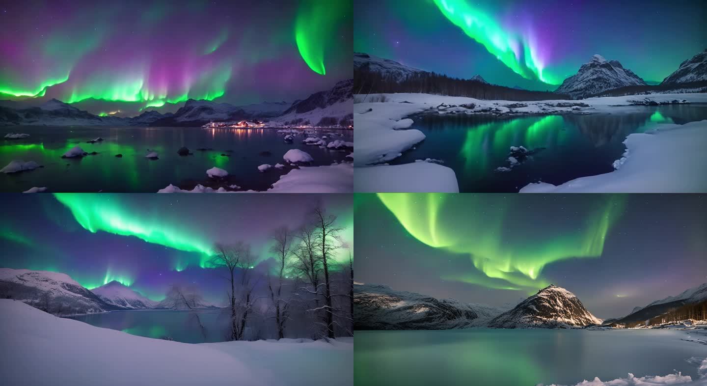 挪威极光：夜空中的绚丽奇观