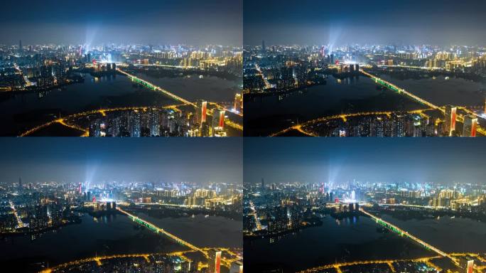 4K 武汉夜景航拍