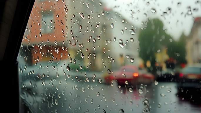 城市的雨天