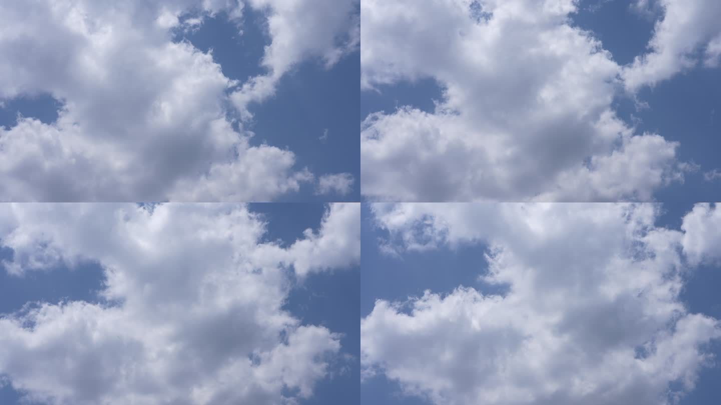 【原创正版素材】流动的白云延时摄影4