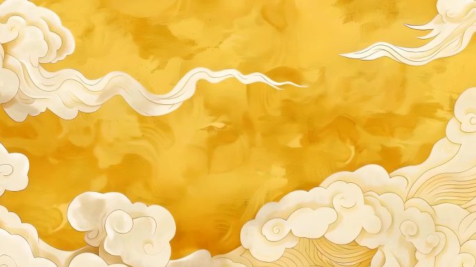 中国风云纹传统背景