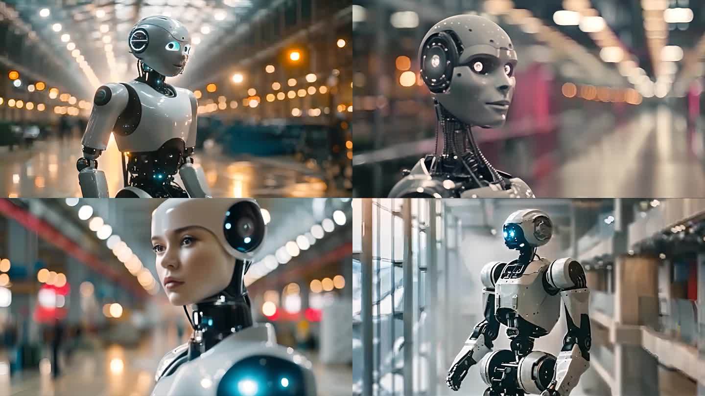 人型人工智能机器人ai素材原创9_1