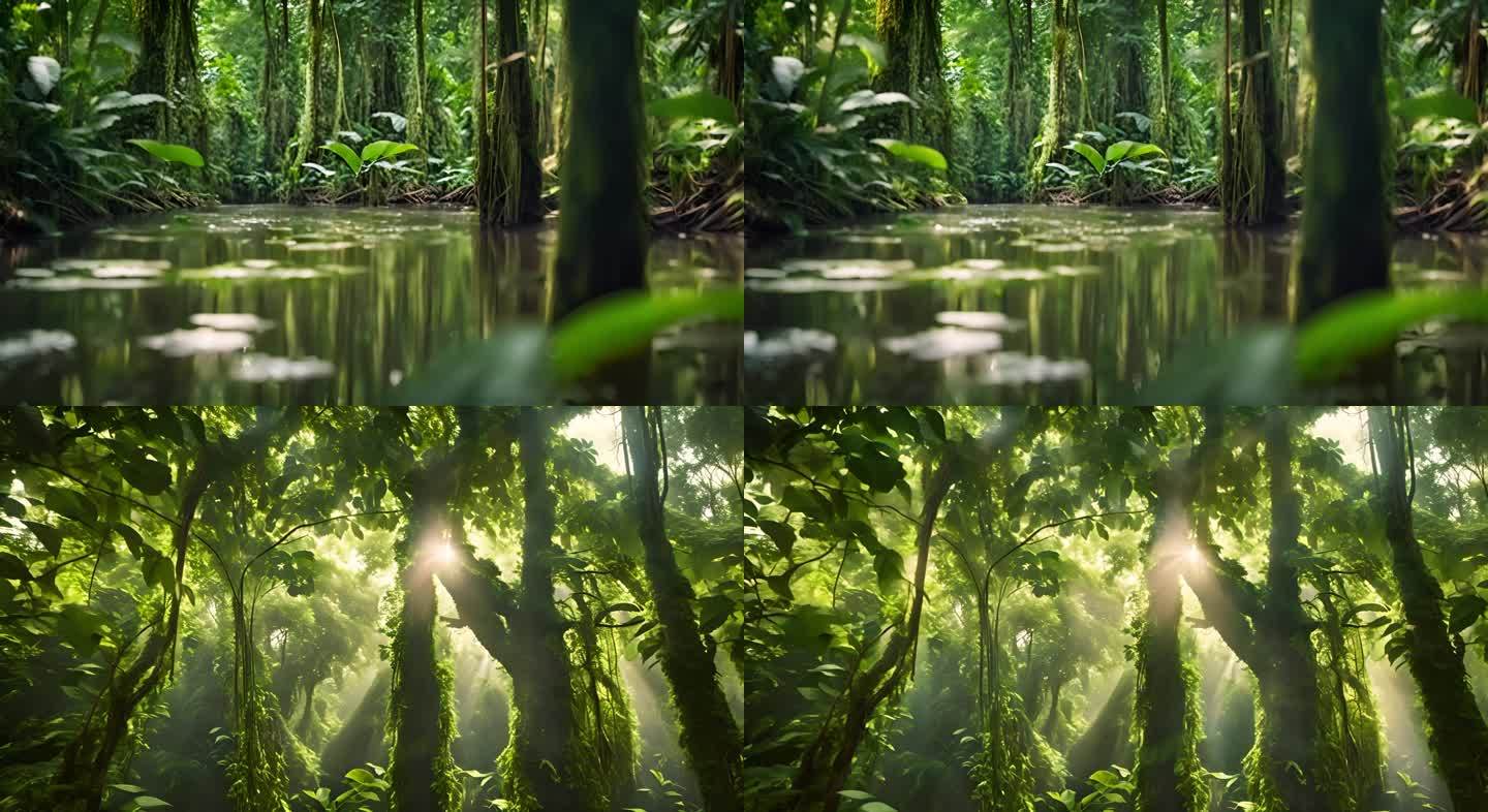 热带雨林景观