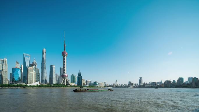 上海北外滩拍浦东日景延时（全景）