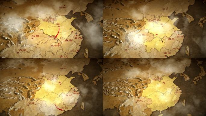 北宋立国之战地图