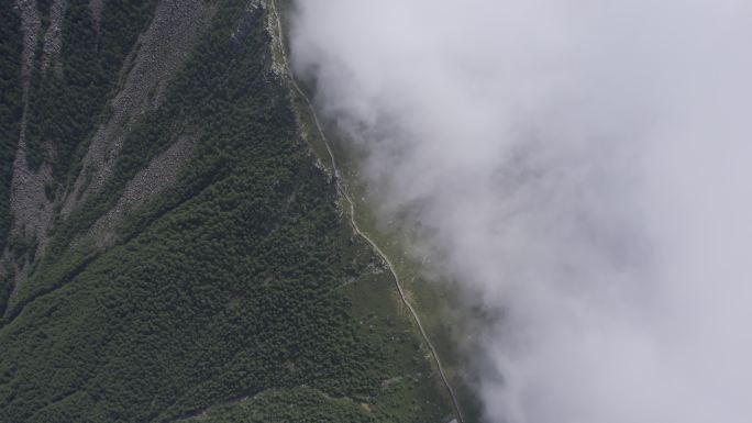 宝鸡太白山云海航拍