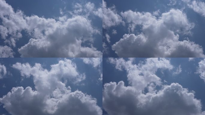 【原创正版素材】流动的白云延时摄影5