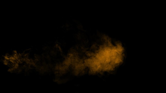 4K烟雾颜料泼墨挥洒流动自然绘画黑色背景