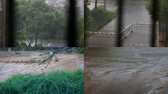 暴雨 防汛  地质灾害 警戒水位 视频