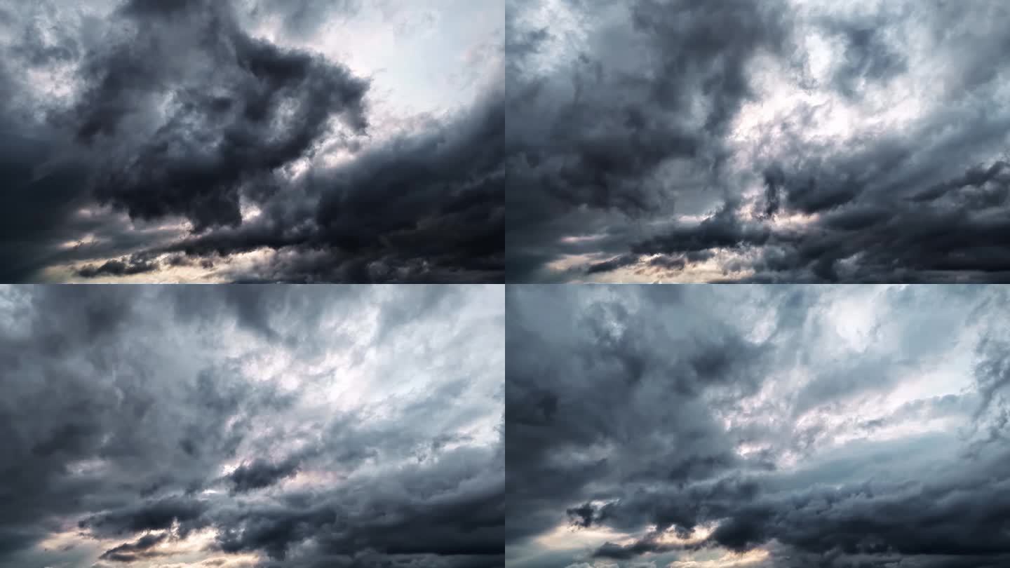 乌云流动延时摄影