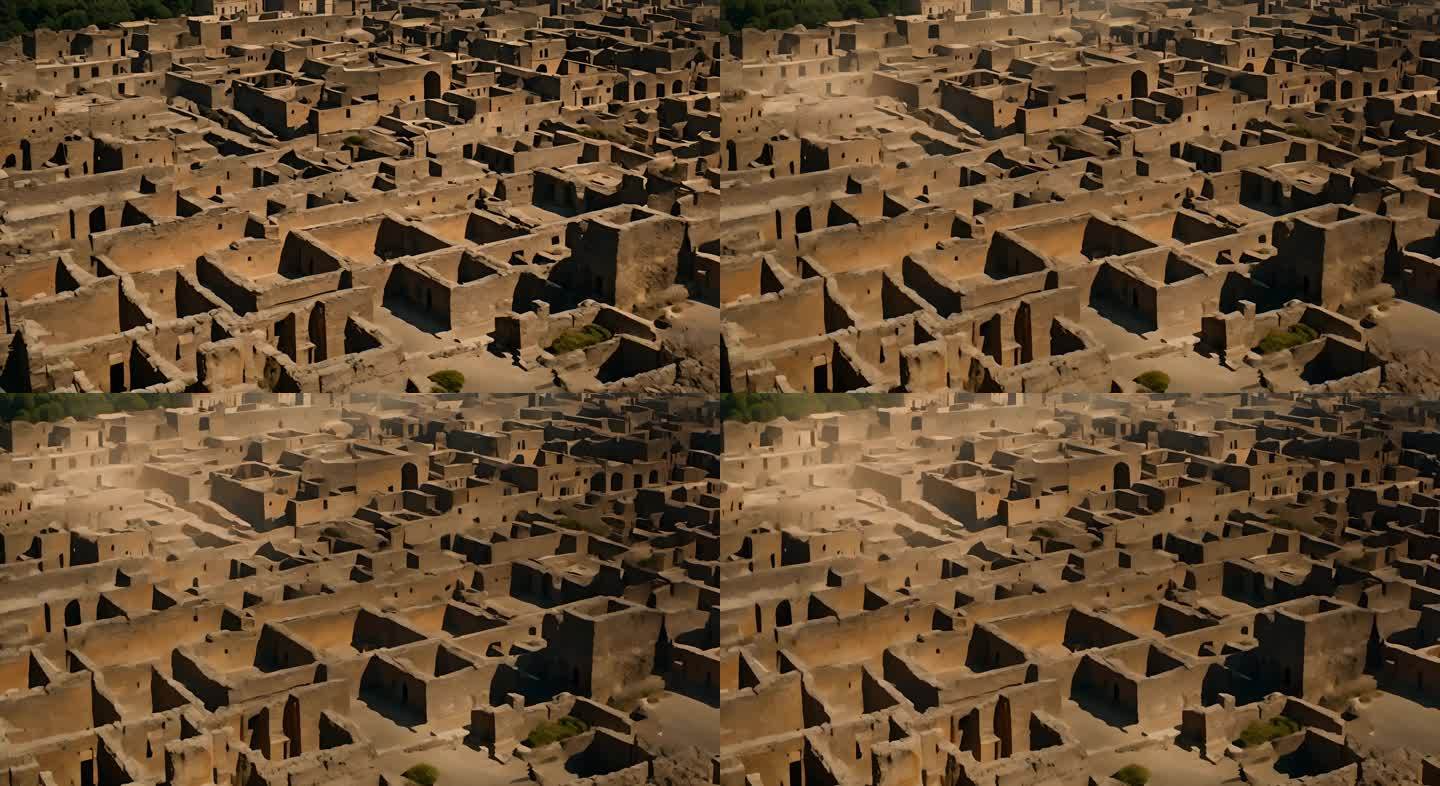庞贝古城古代遗址废墟