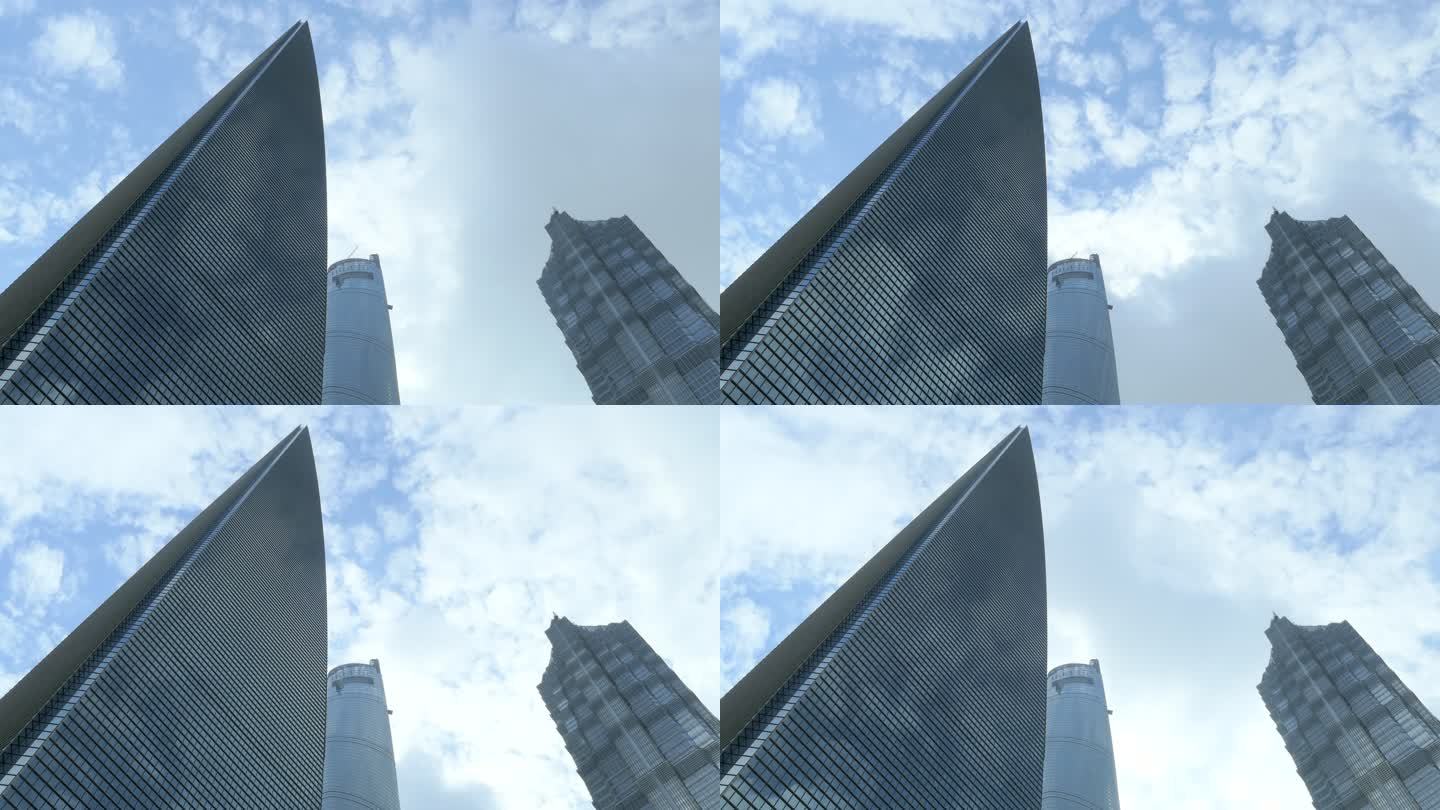 中国上海浦东新区的高层建筑