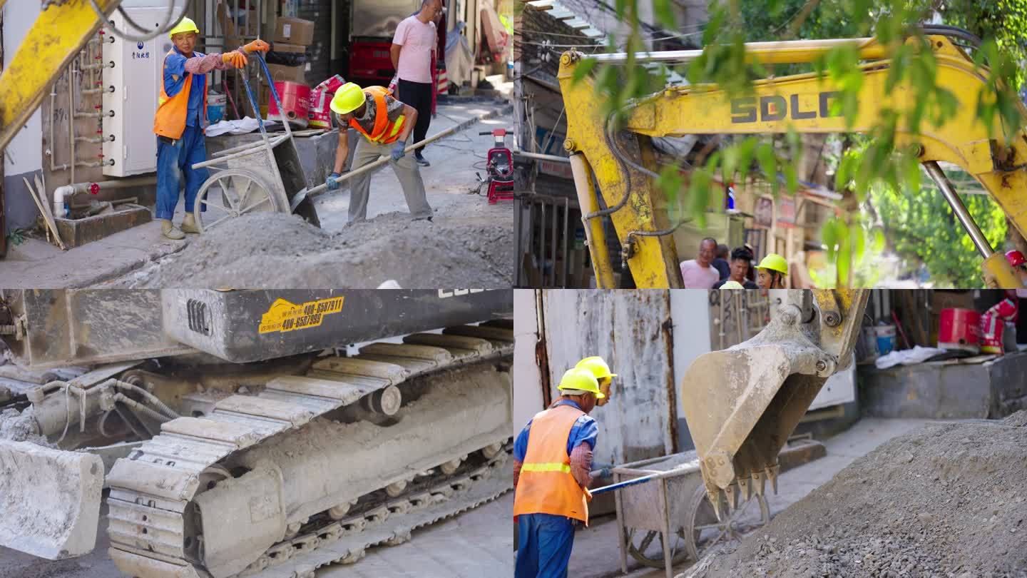 市政管道施工挖掘机
