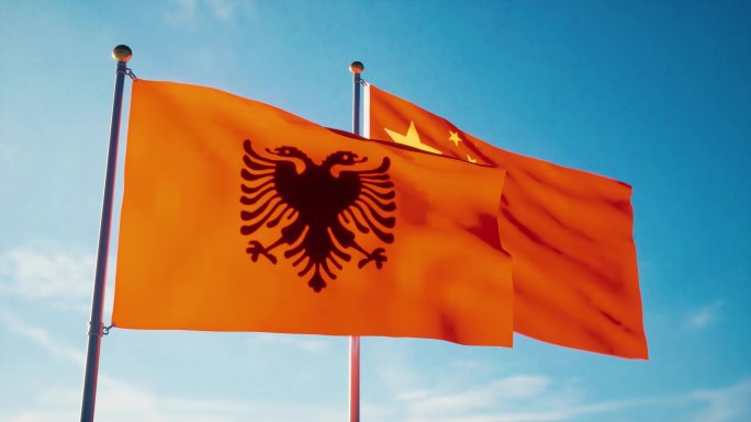 中国阿尔巴尼亚国旗中阿关系中阿友好