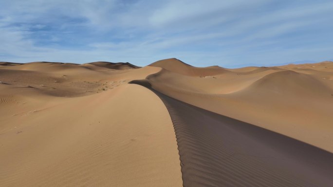 沙漠光影延时 沙漠纹理  光影 沙漠线条