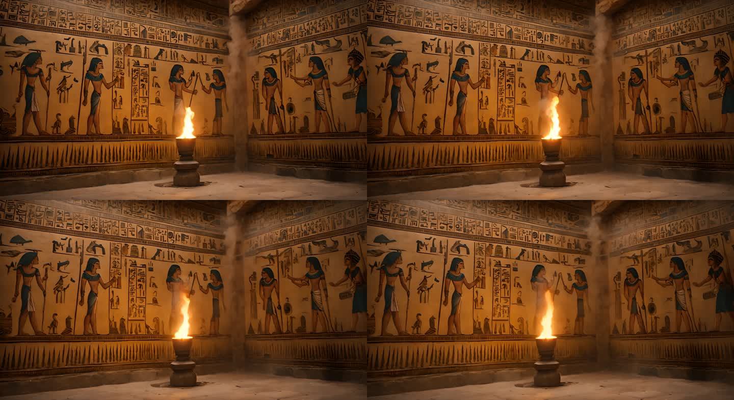 平移古埃及壁画