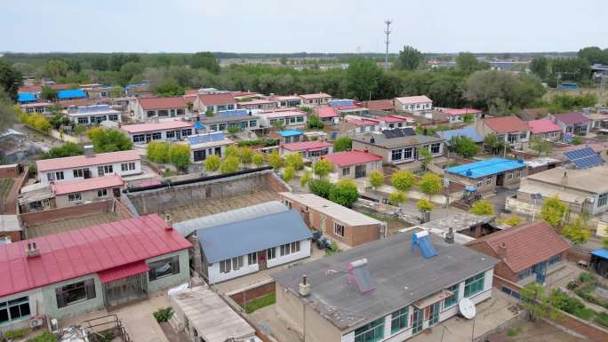 辽阳地名：太子河区铁西街道景尔屯村航拍