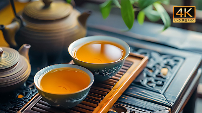 中国传统茶文化 茶道喝茶泡茶非遗功夫茶