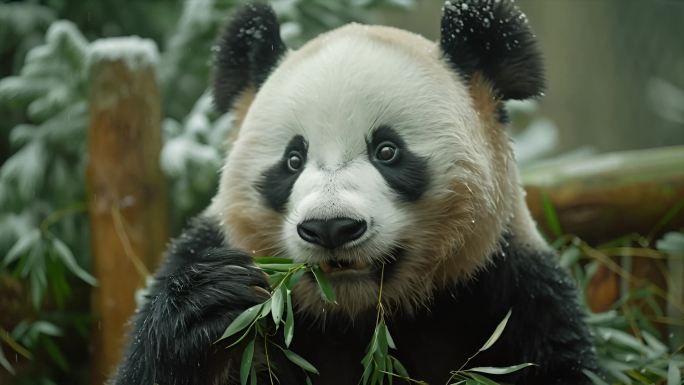 呆萌的大熊猫吃竹子国宝ai素材原创4_1