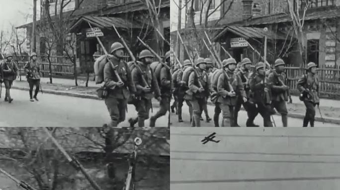 1932年哈尔滨街头日本兵