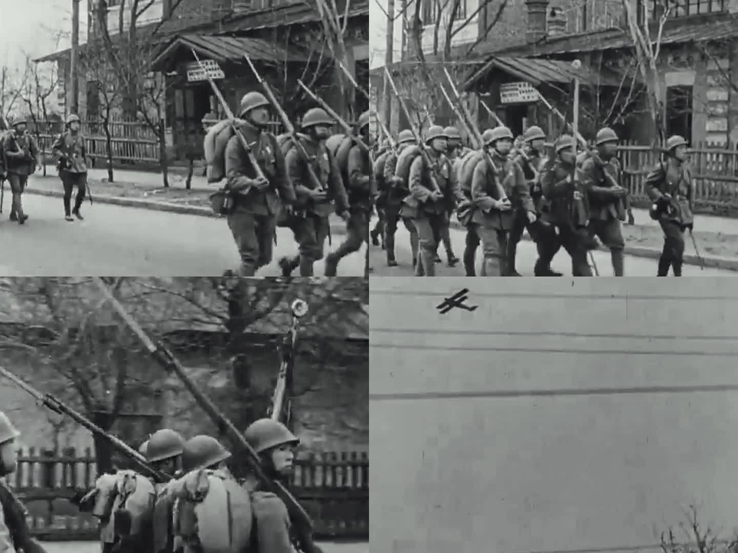 1932年哈尔滨街头日本兵
