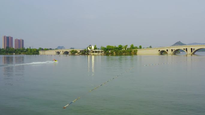 汉川天屿湖航拍