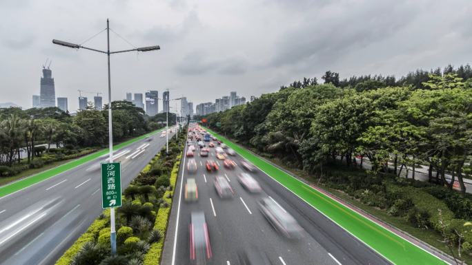 深圳延时城市车流