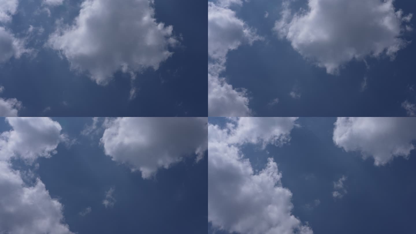 【原创正版素材】流动的白云延时摄影7