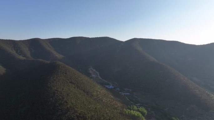 航拍沂蒙山
