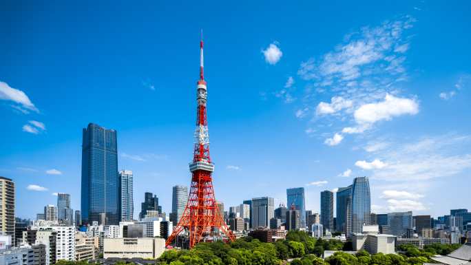 4K60P·日本东京地标建筑延时合集
