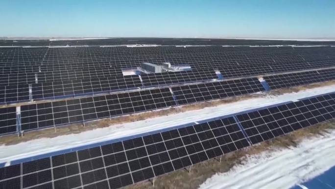 中国的新能源光伏太阳能发电站电池板基础设施建设成果航拍（选编）