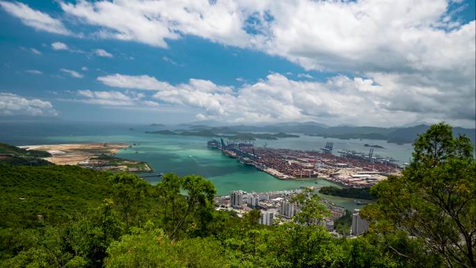 深圳盐田港延时