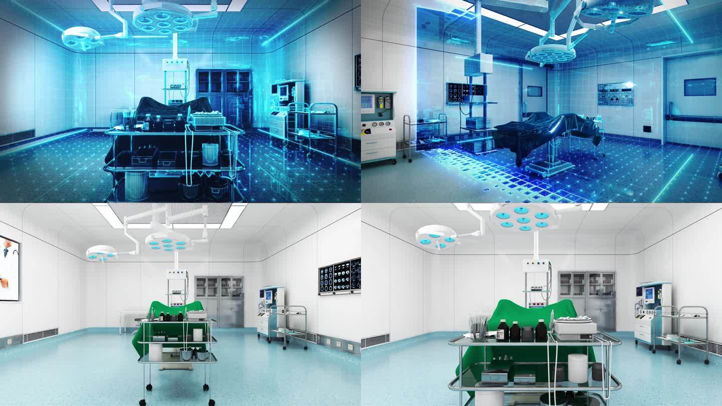 4K智慧医疗科技手术室智慧手术室智慧医院