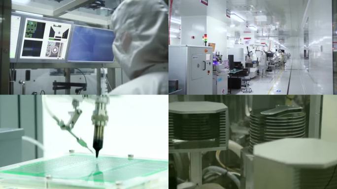 中国芯片产业高科技自动化生产线流水线生产过程展示（选编）