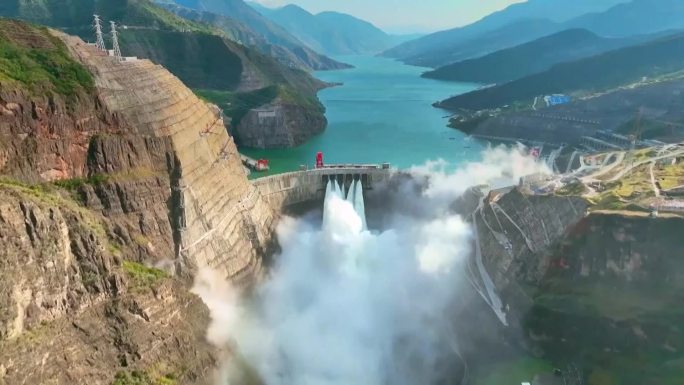 中国绿色发展清洁能源大坝水坝航拍（选编）