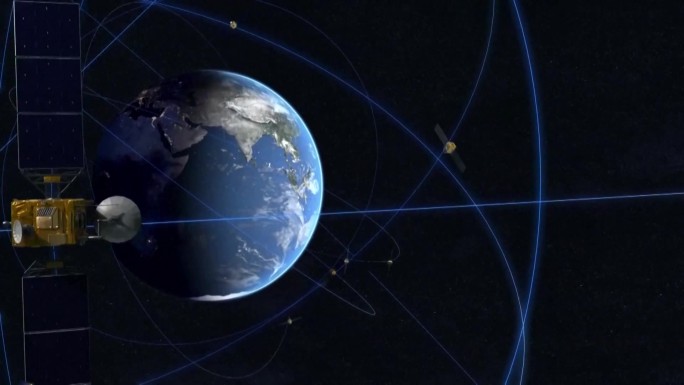 CG动画三维图形中国的航空航天人造卫星北斗卫星（合集）