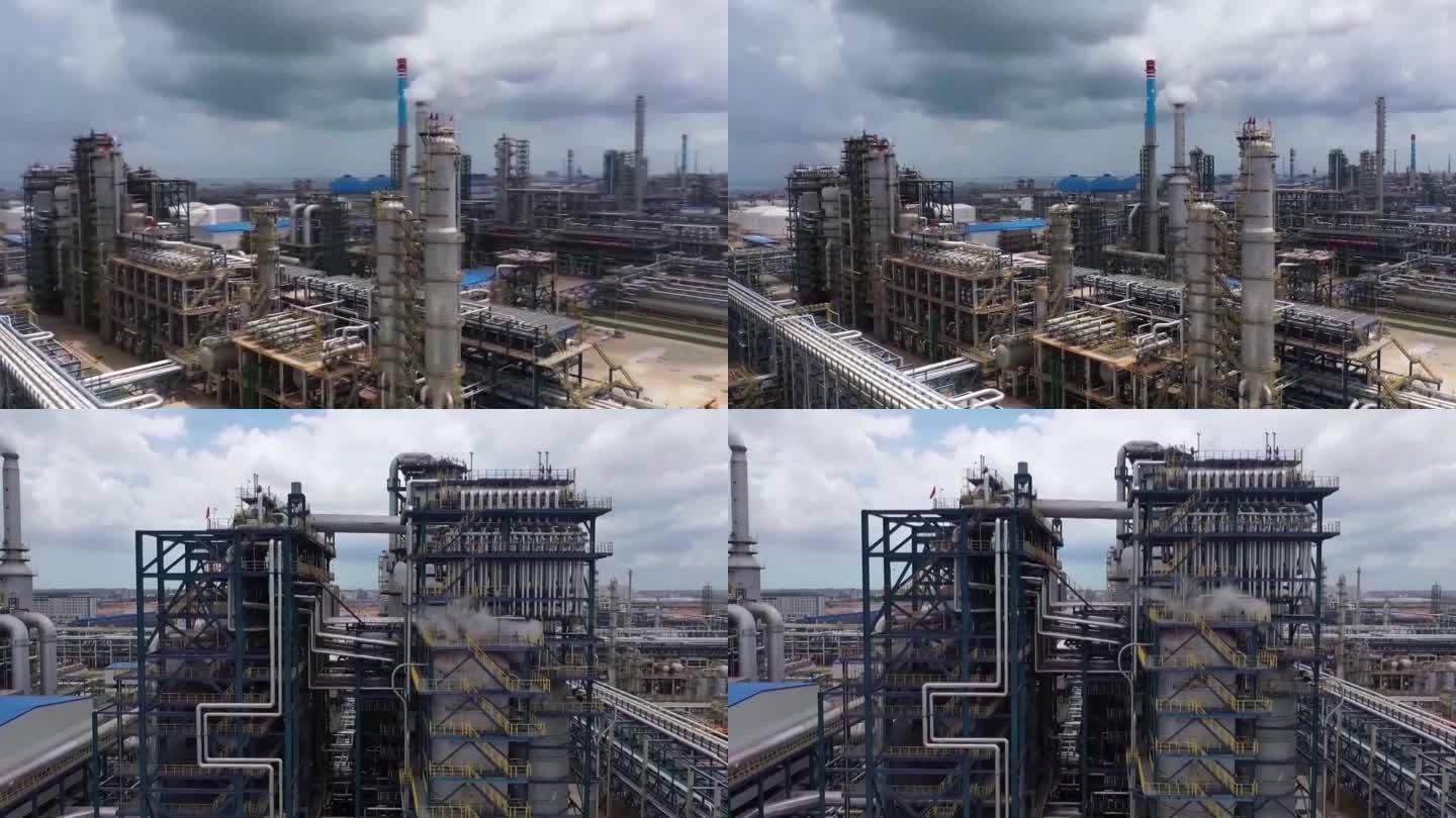 中国的钢铁工厂建筑外观航拍（选编）
