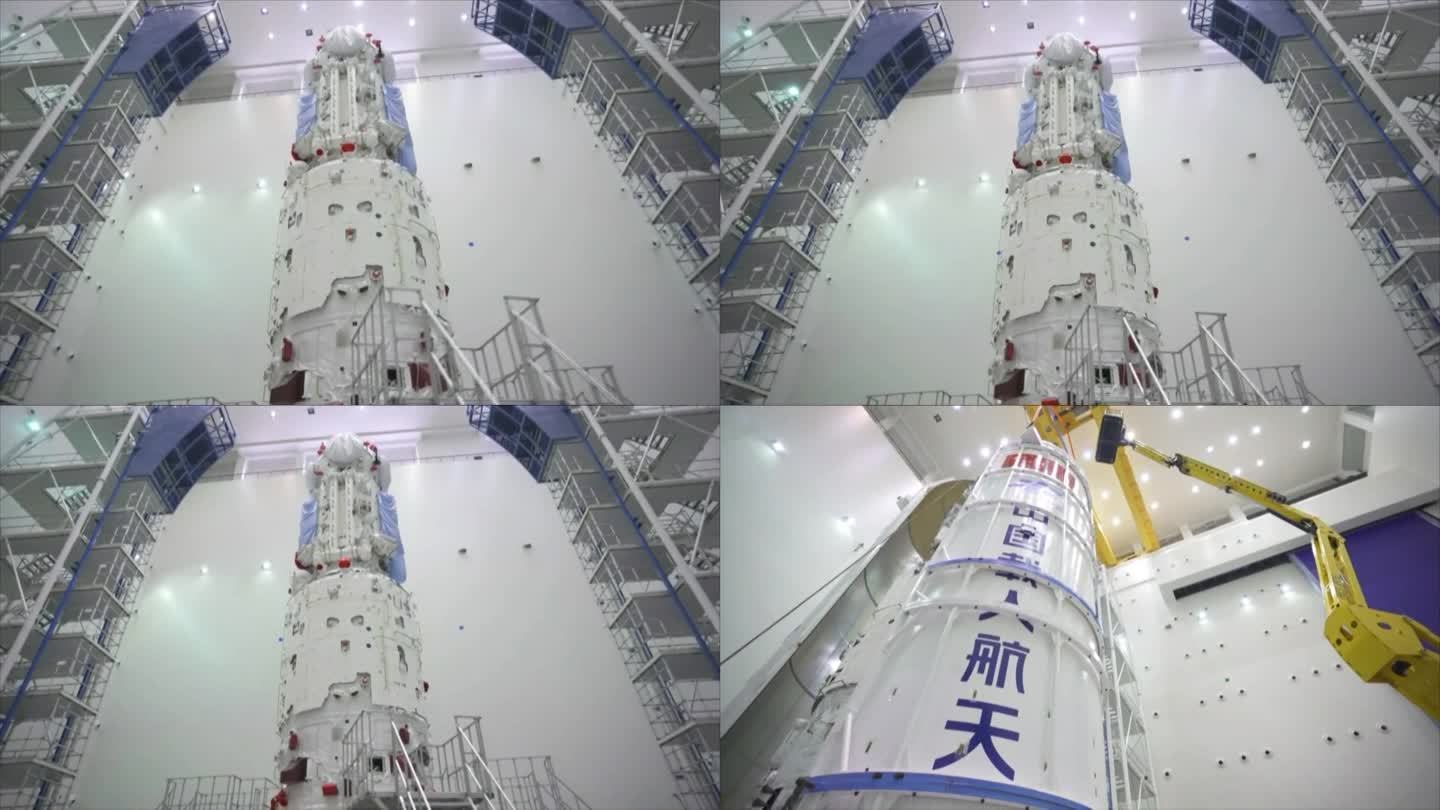 中国大国重器航空航天火箭工厂建造中的运载火箭（选编）