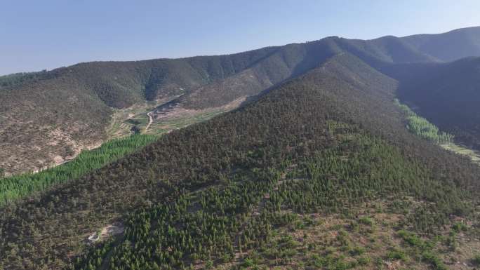 航拍沂蒙山