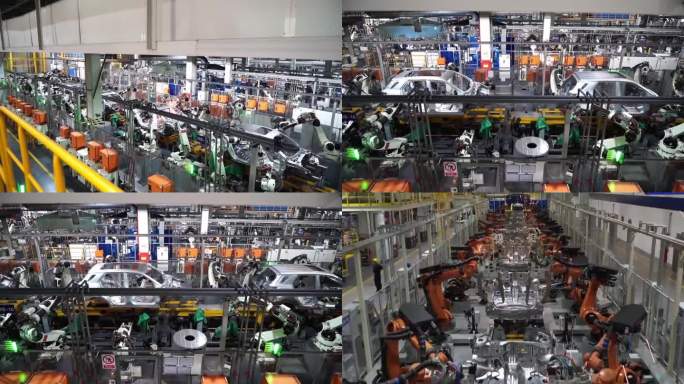 中国汽车厂汽车工业高科技自动化生产线流水线（选编）