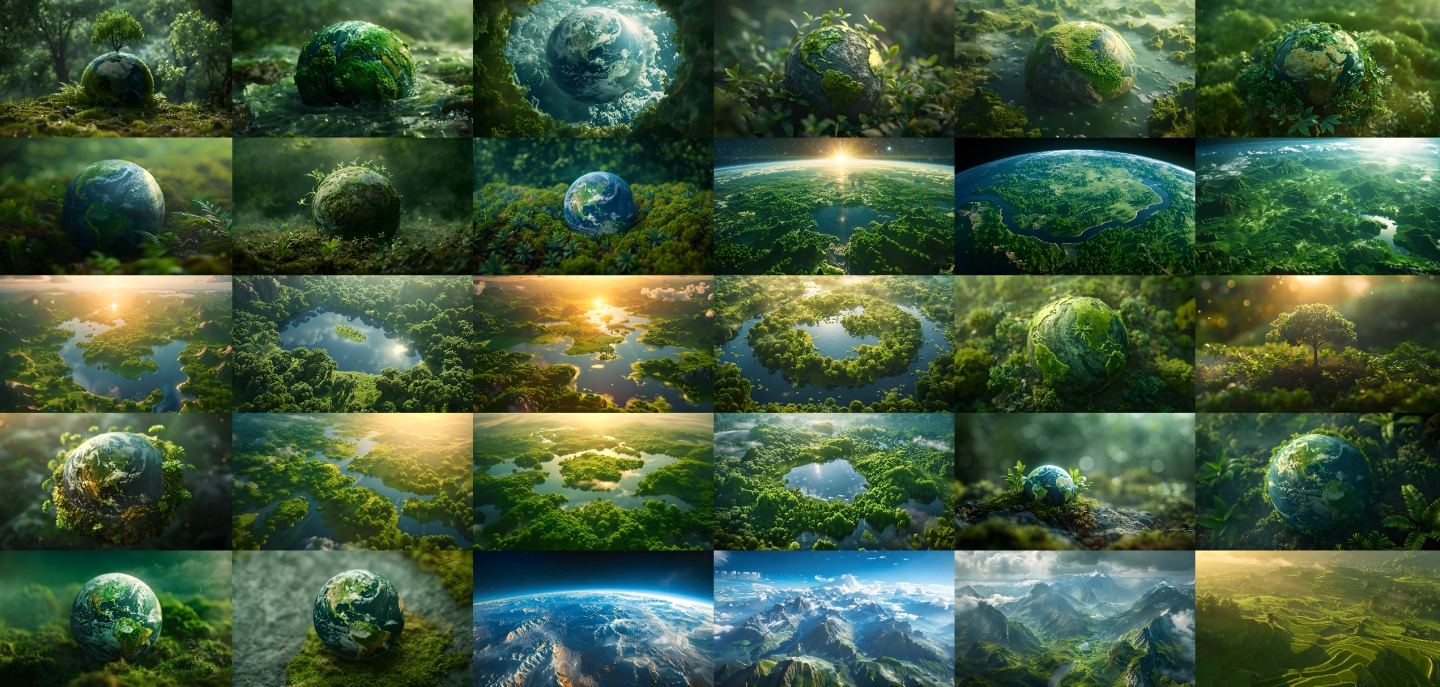 【4K高清】绿色地球环保概念合集