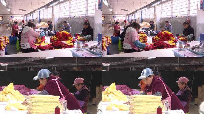 云南省制作衣服、口罩的工人