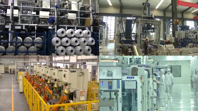 高科技自动化生产线流水线工厂内部生产（选编）