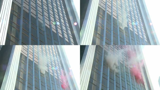 深圳市平安大厦高层火灾模拟烟雾