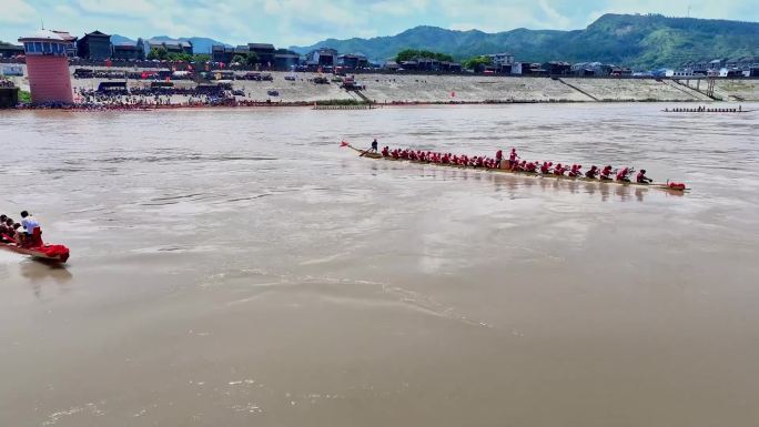 龙舟 浦市 龙舟横渡 湘西 泸溪